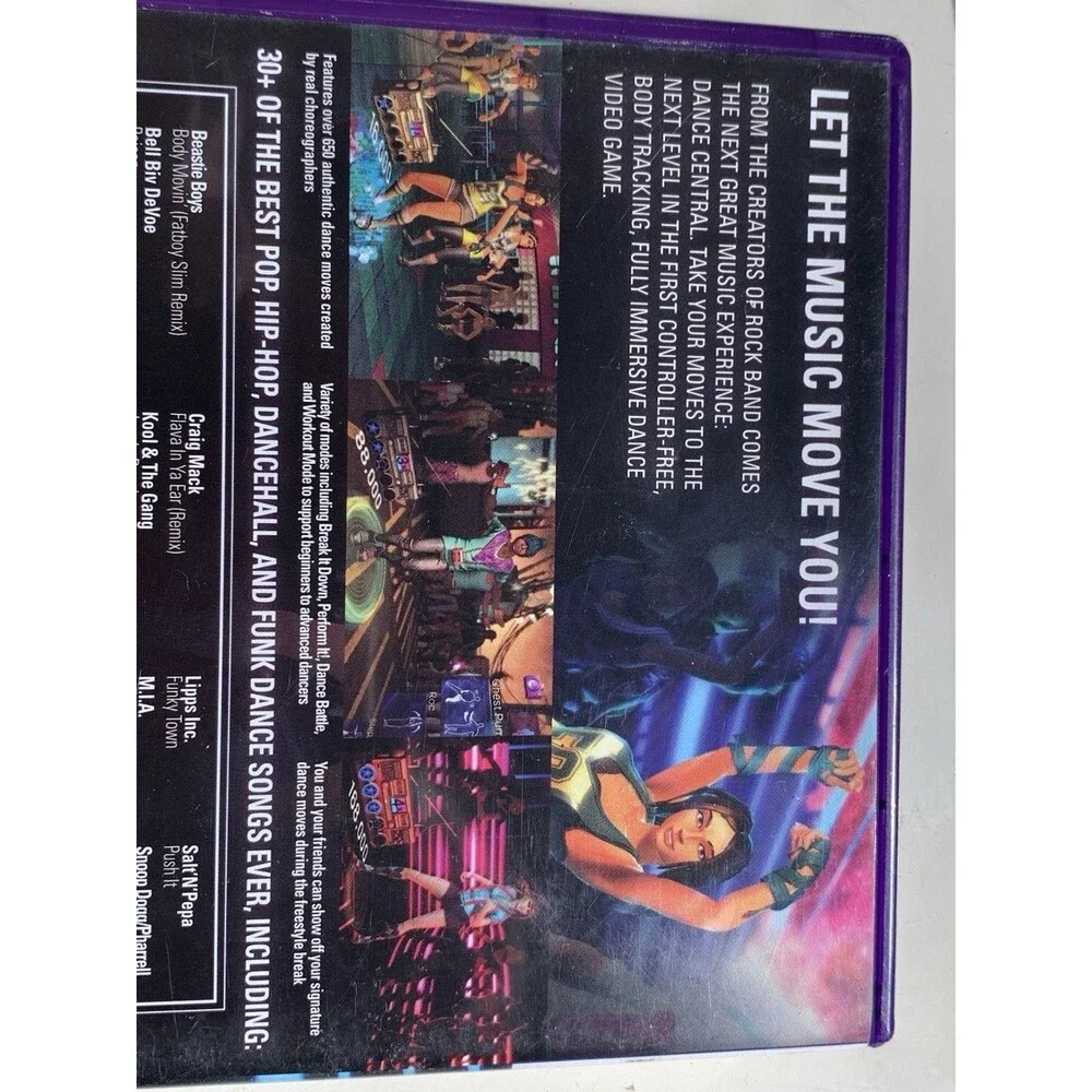 Microsoft XBox 360 Video Game. Dance Central - Complete w/ Booklet EUC